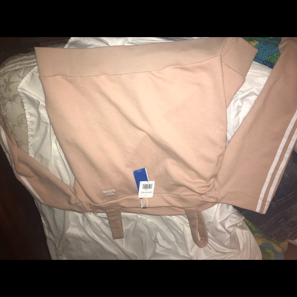 Adidas cold shoulder sweater